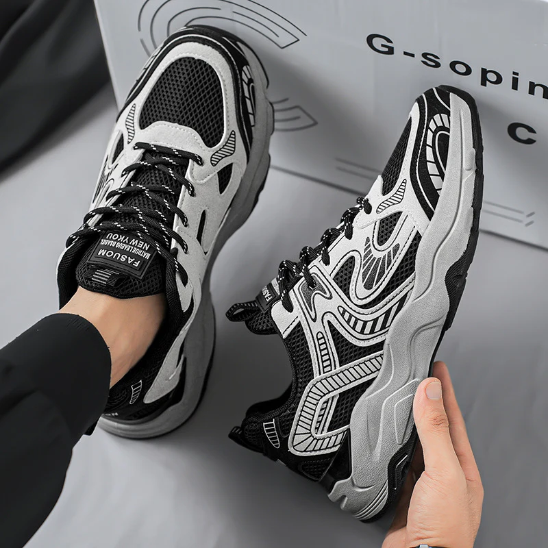 Damen Sportliche Mesh-Sneaker mit atmungsaktiver Struktur und gepolsterter Sohle Heidi Mode - Image 3