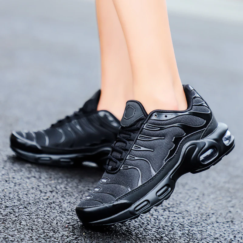 Damen Sportliche Mesh-Sneaker mit dämpfendem Luftpolstersystem und rutschfester Sohle Heidi Mode - Image 2