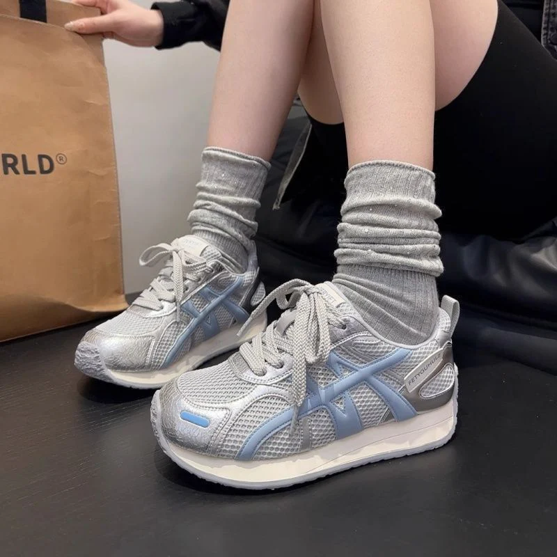 Damen Sportliche Mesh-Sneaker mit dämpfenden Eigenschaften und modernem Design Heidi Mode - Image 6