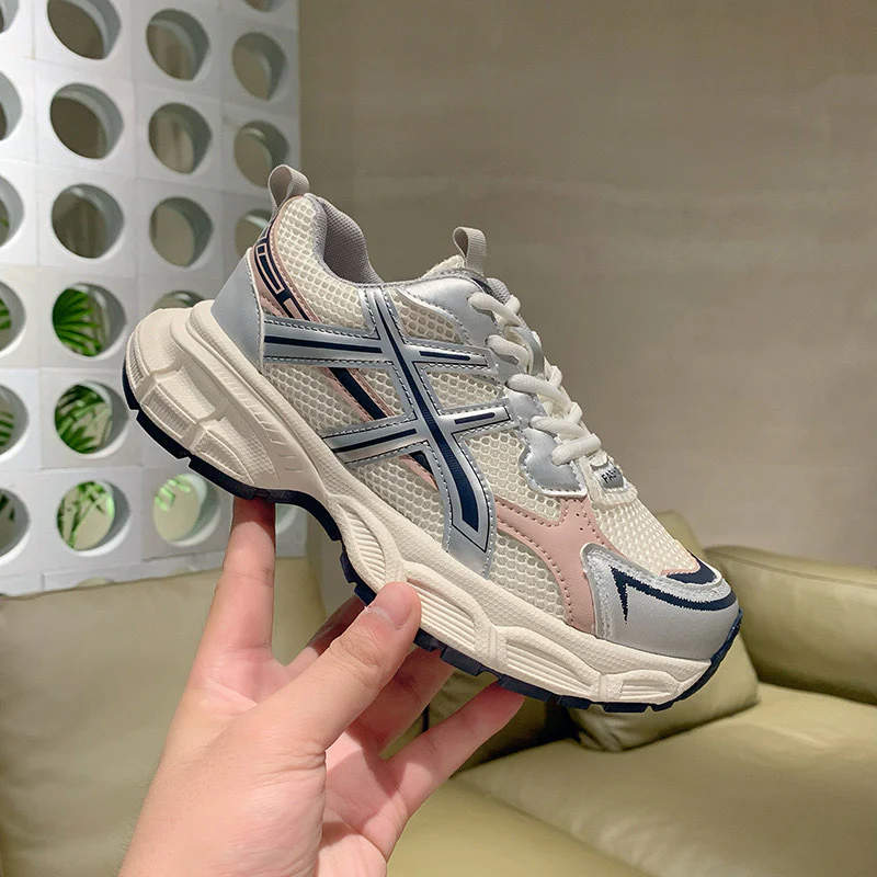 Damen Sportliche Mesh-Sneaker mit dämpfender Sohle und atmungsaktivem Obermaterial Heidi Mode - Image 3