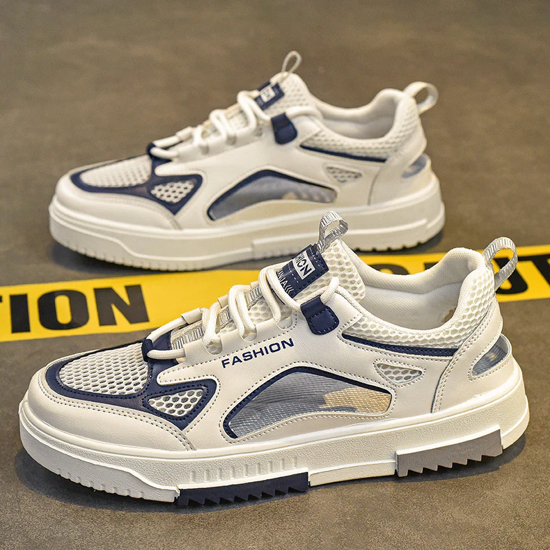 Damen Sportliche Mesh-Sneaker mit dämpfender Sohle und glänzenden Akzenten Heidi Mode - Image 6