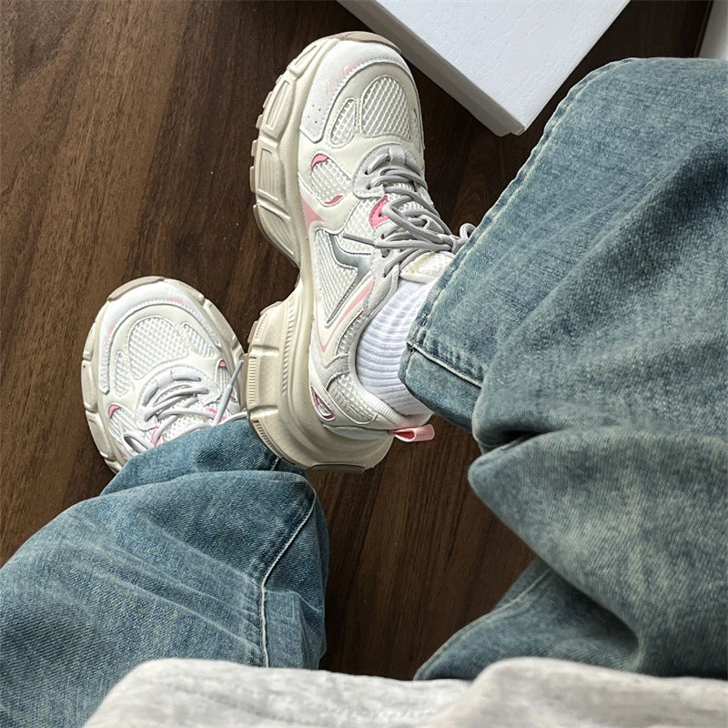 Damen Sportliche Mesh-Sneaker mit dämpfender Sohle und strapazierfähigem Design Heidi Mode - Image 3