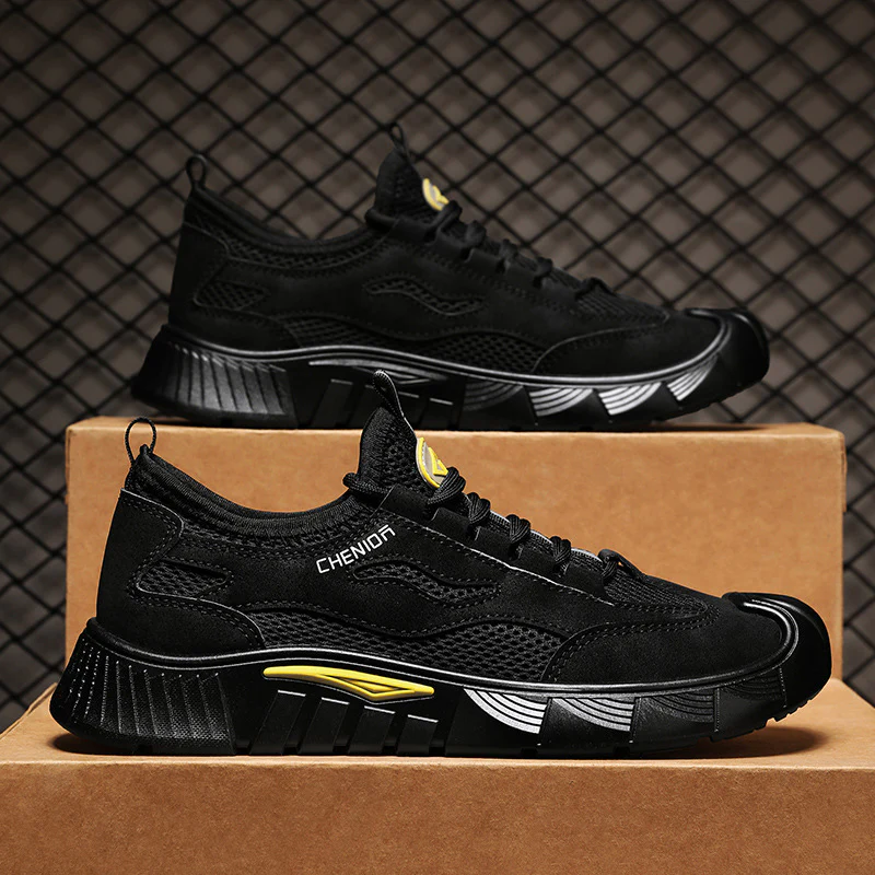Damen Sportliche Mesh-Sneaker mit innovativer Dämpfung Heidi Mode