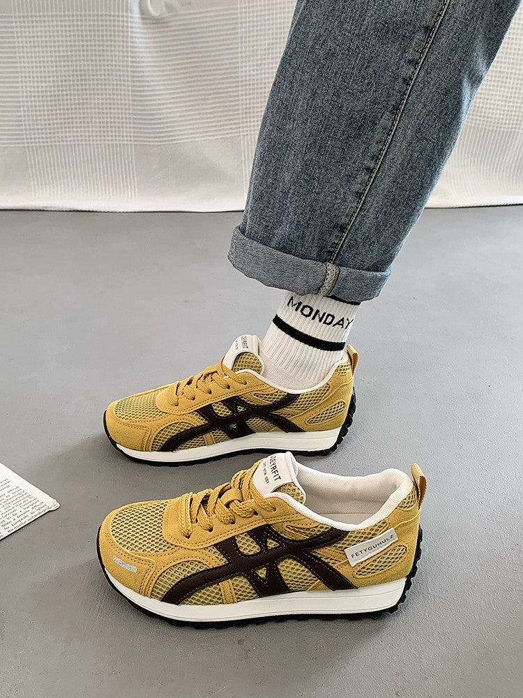 Damen Sportliche Mesh Sneakers mit atmungsaktiver Oberflächenstruktur und rutschfester Sohle Heidi Mode - Image 8