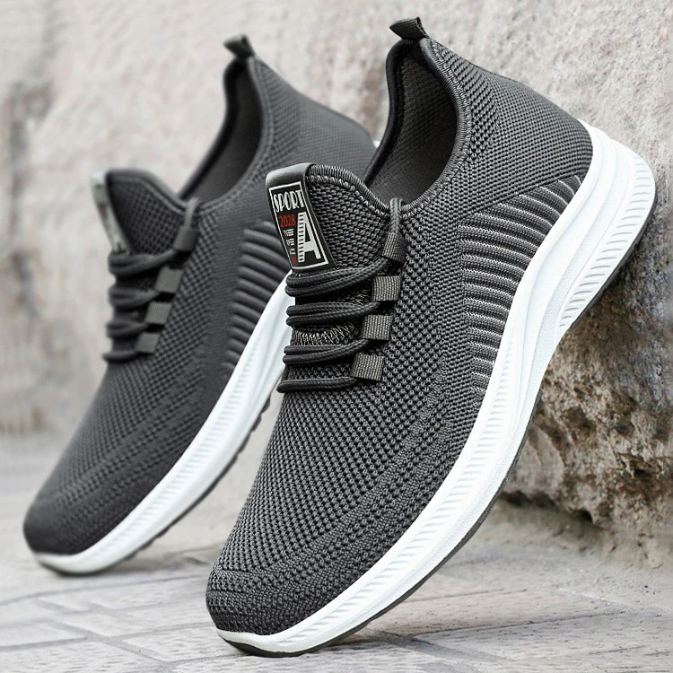 Damen Sportliche Mesh Sneakers mit elastischem Obermaterial und dämpfender Sohle Heidi Mode - Image 2