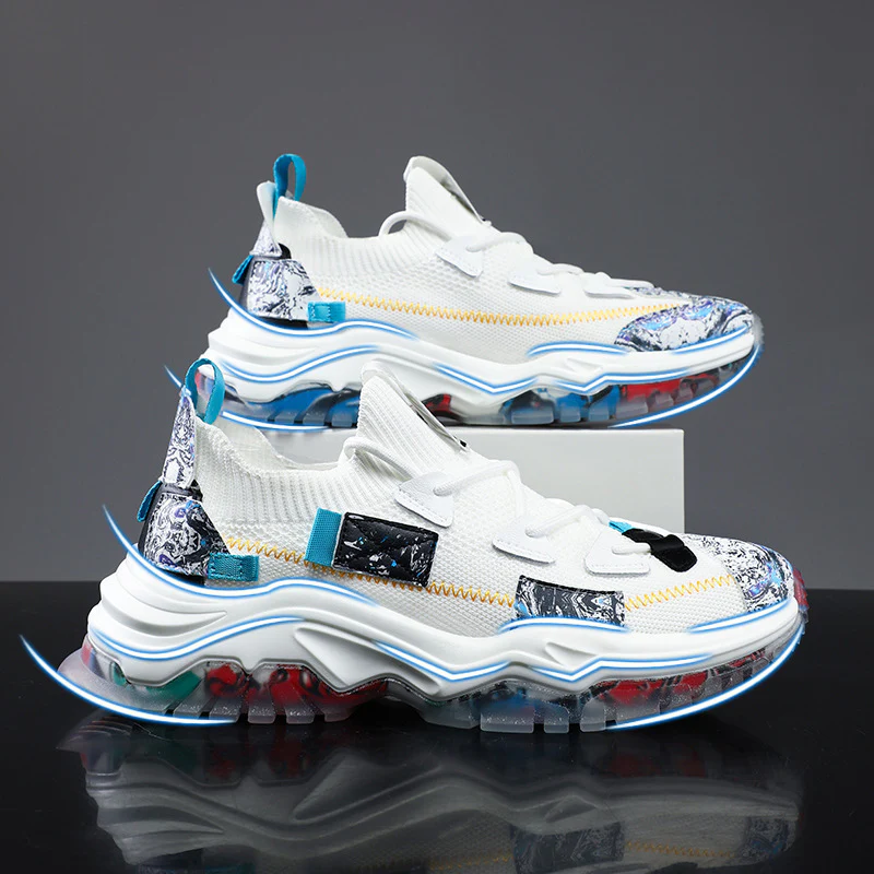 Damen Sportliche Multicolor Sneakers mit innovativer Luftpolster-Technologie Heidi Mode - Image 2