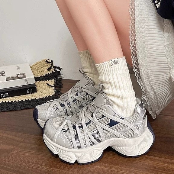 Damen Sportliche Multifunktionssneaker mit atmungsaktiver Obermaterialstruktur Heidi Mode