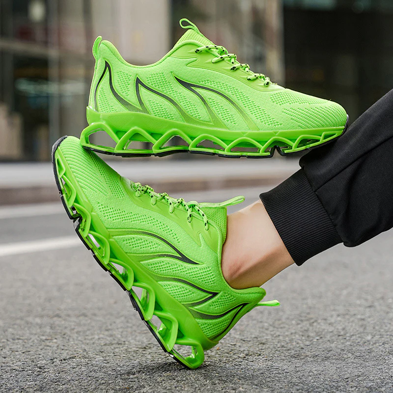 Damen Sportliche Netzwerk-Sneaker mit stoßdämpfender Sohle Heidi Mode - Image 3
