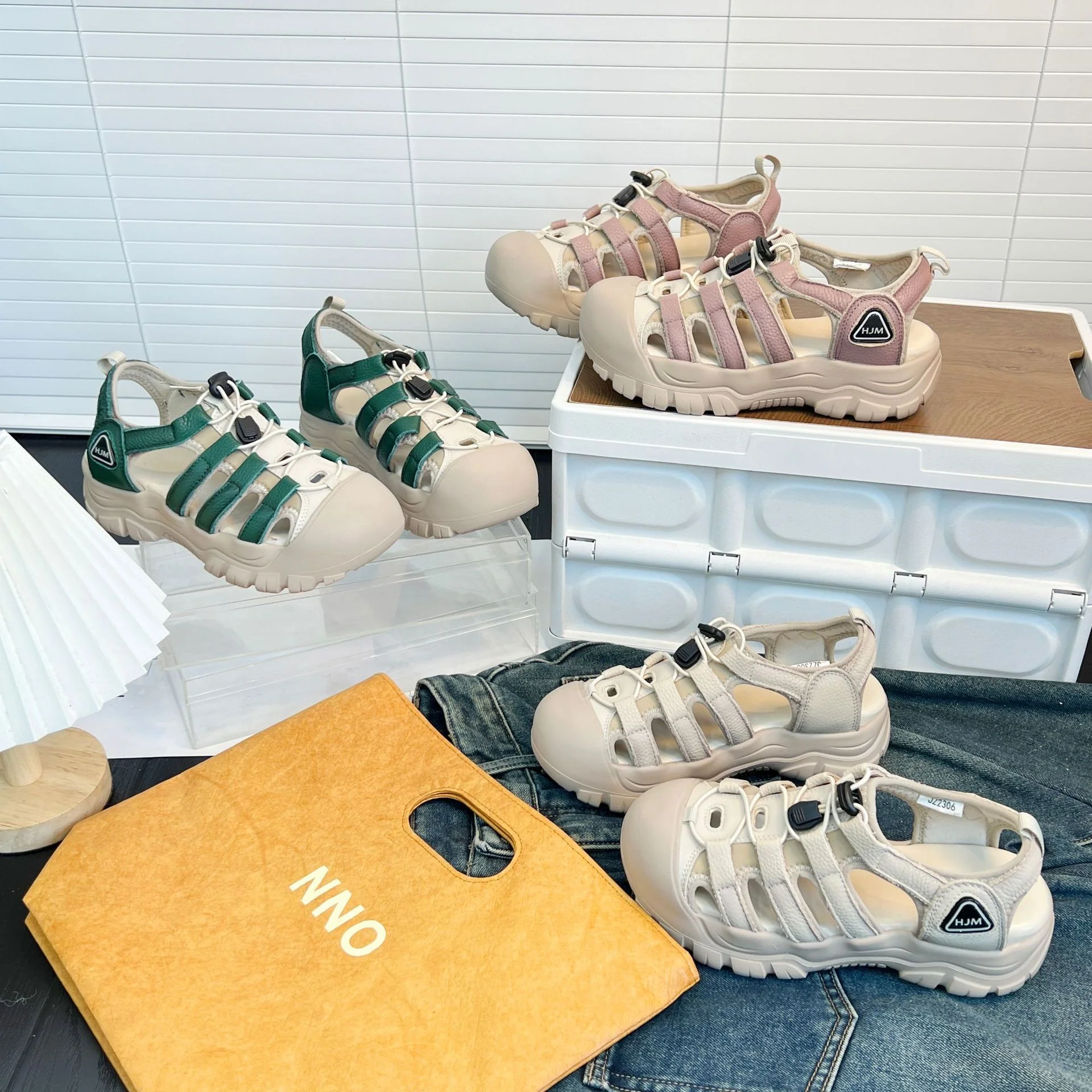 Damen Sportliche Outdoor-Sandalen mit atmungsaktiver Mesh-Oberfläche und rutschfester Sohle Heidi Mode - Image 4