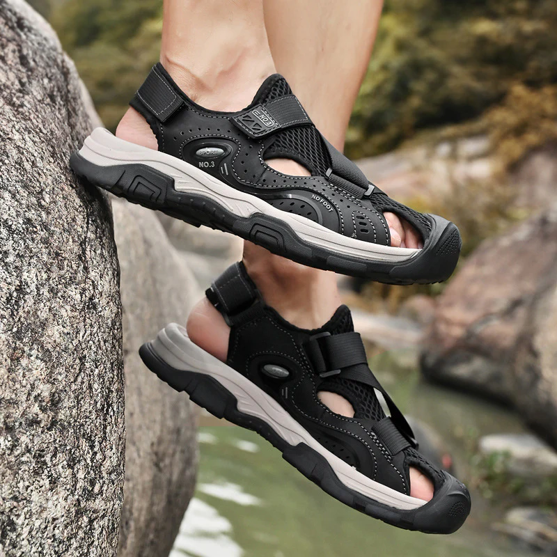 Damen Sportliche Outdoor-Sandalen mit verstellbarem Riemen und rutschfester Sohle Heidi Mode - Image 3