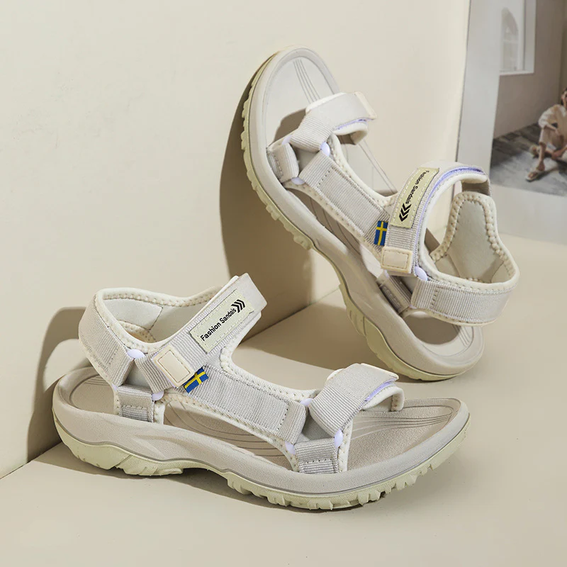 Damen Sportliche Outdoor-Sandalen mit verstellbarem Riemensystem und rutschfester Sohle Heidi Mode - Image 2