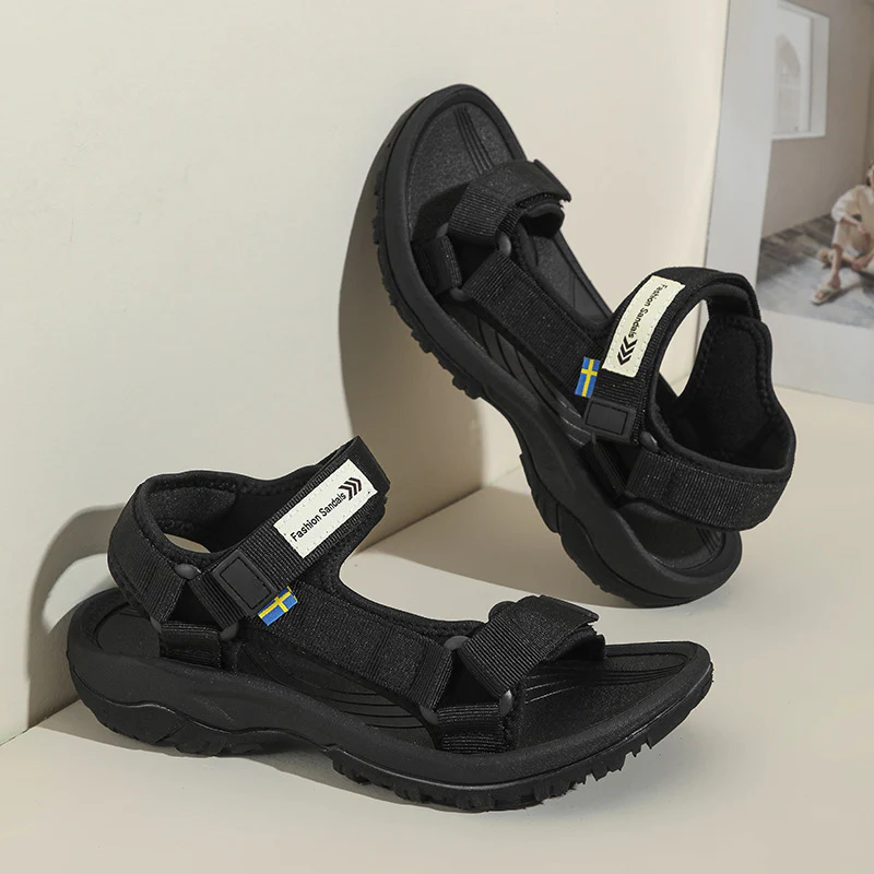 Damen Sportliche Outdoor-Sandalen mit verstellbarem Riemensystem und rutschfester Sohle Heidi Mode - Image 3