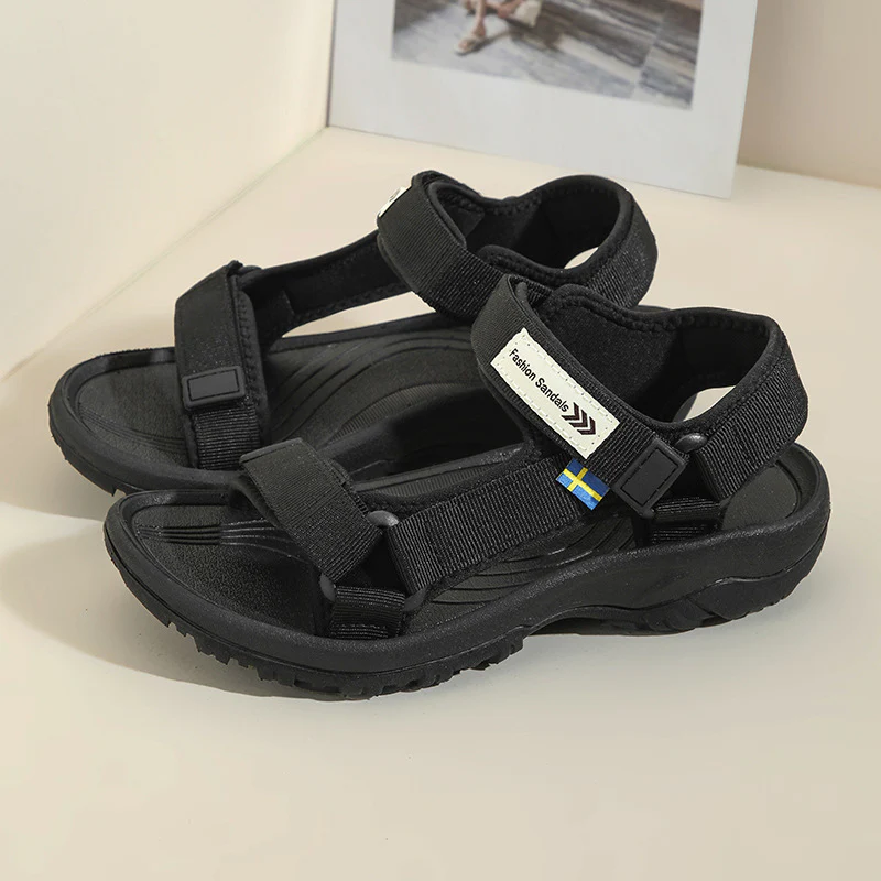 Damen Sportliche Outdoor-Sandalen mit verstellbarem Riemensystem und rutschfester Sohle Heidi Mode - Image 4