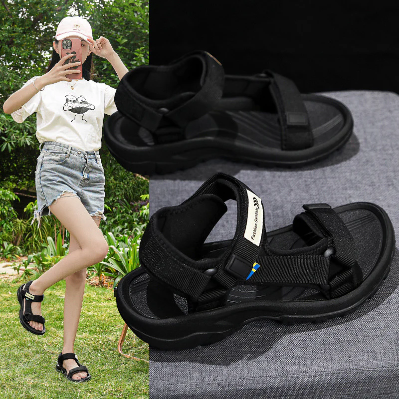 Damen Sportliche Outdoor-Sandalen mit verstellbarem Riemensystem und rutschfester Sohle Heidi Mode - Image 6