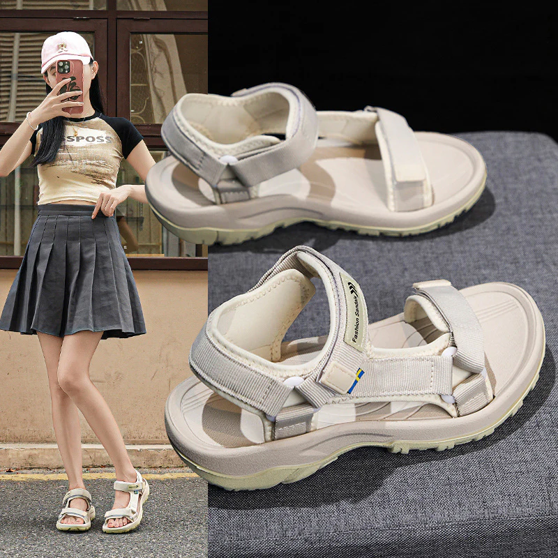 Damen Sportliche Outdoor-Sandalen mit verstellbarem Riemensystem und rutschfester Sohle Heidi Mode - Image 7