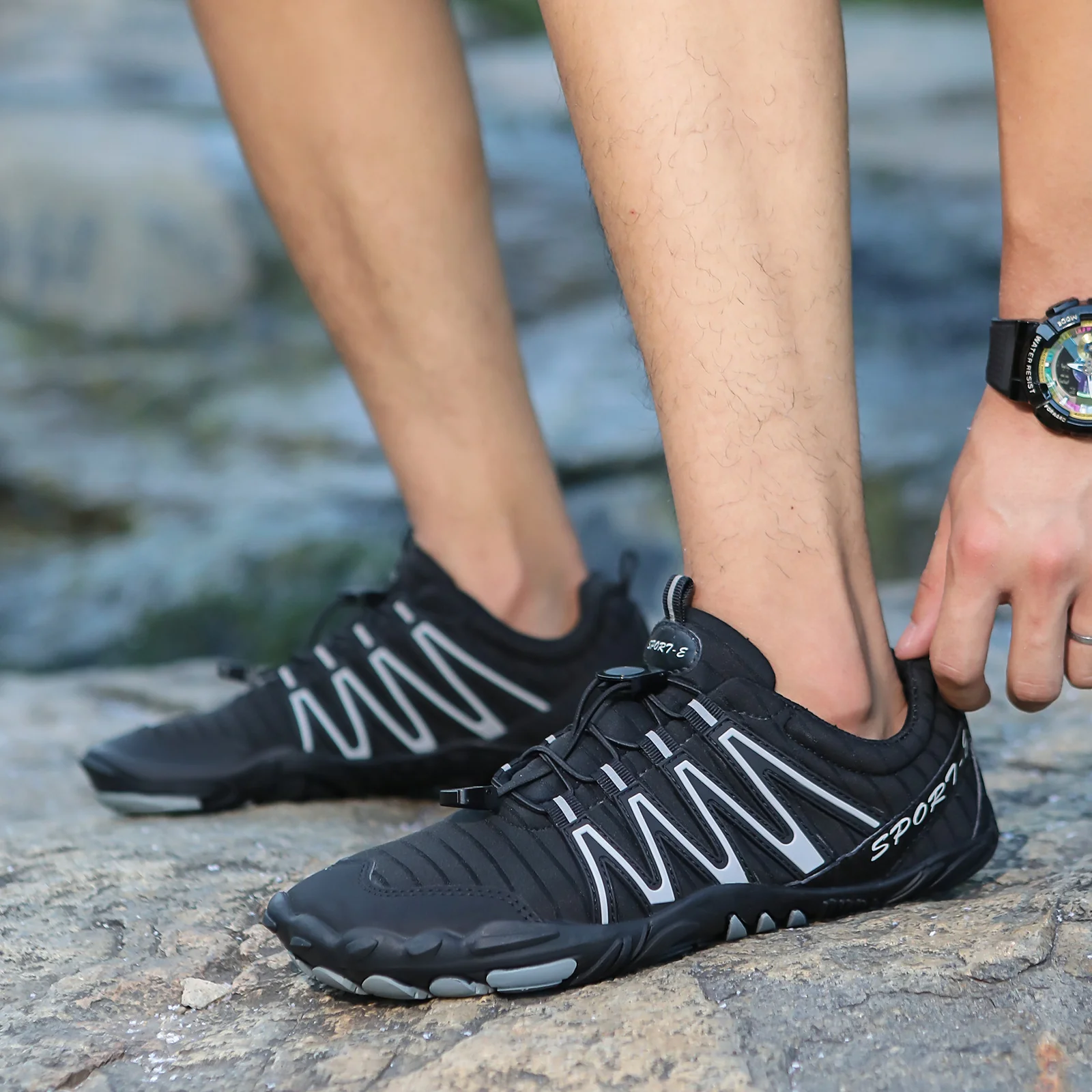 Damen Sportliche Outdoor-Schuhe mit rutschfester Sohle und atmungsaktivem Obermaterial Heidi Mode - Image 2