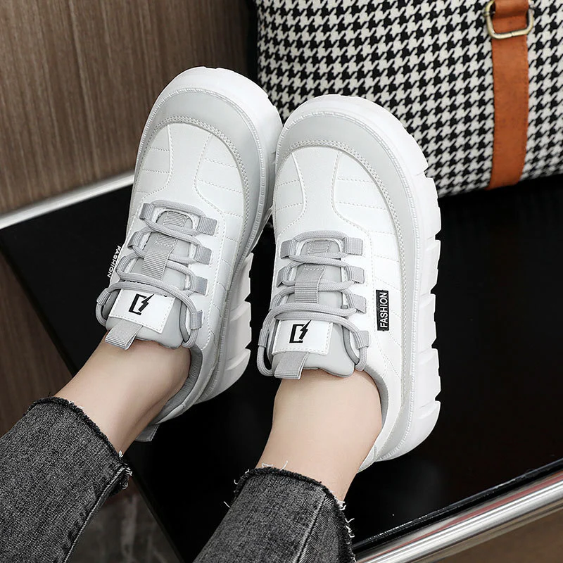 Damen Sportliche Plateau Sneaker Heidi Mode - Image 3