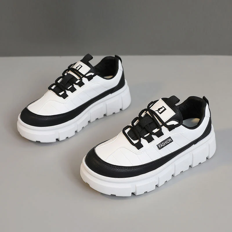 Damen Sportliche Plateau Sneaker Heidi Mode - Image 7