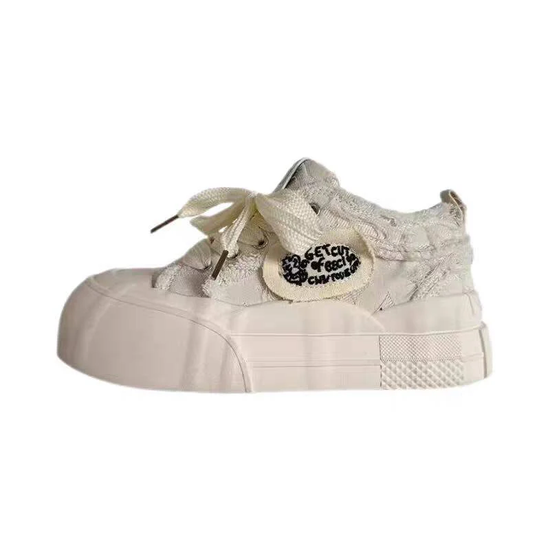 Damen Sportliche Plateau-Sneaker mit breiter Sohle und verspieltem Design Heidi Mode - Image 5