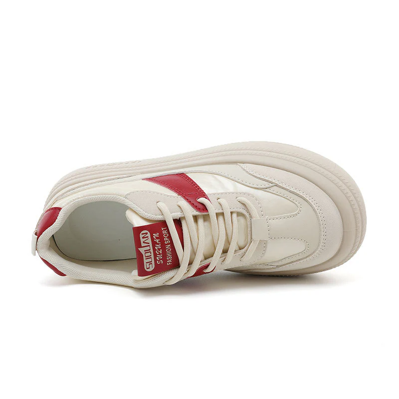 Damen sportliche Plateau-Sneaker mit modischem Design und bequemer Dämpfung Heidi Mode - Image 2