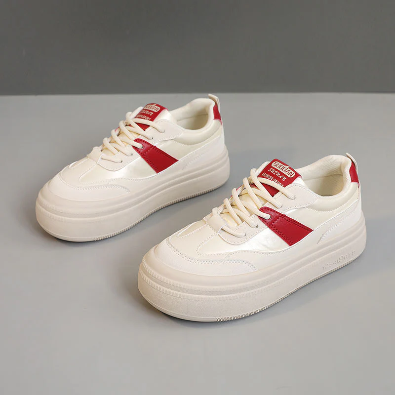 Damen sportliche Plateau-Sneaker mit modischem Design und bequemer Dämpfung Heidi Mode - Image 7