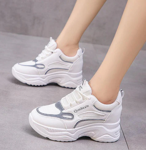 Damen Sportliche Plateau Sneakers mit dämpfender Sohle für optimalen Komfort Heidi Mode - Image 6