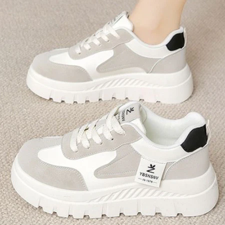 Damen Sportliche Plateau-Sneakers mit komfortabler Polsterung und robustem Obermaterial Heidi Mode