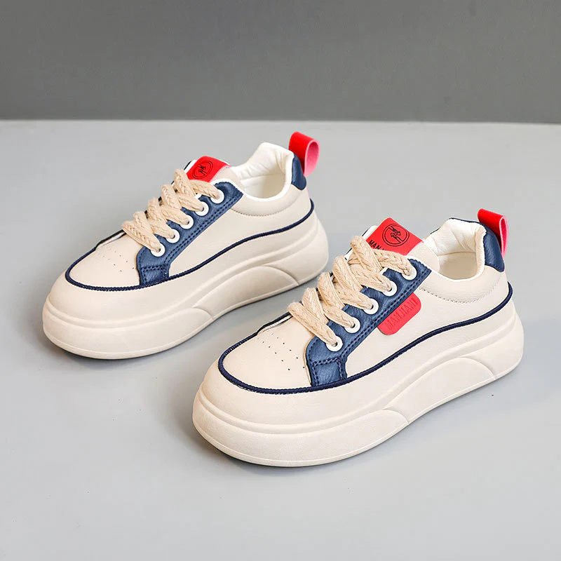 Damen Sportliche Plateau Sneakers mit modischem Design und bequemer Dämpfung Heidi Mode - Image 7