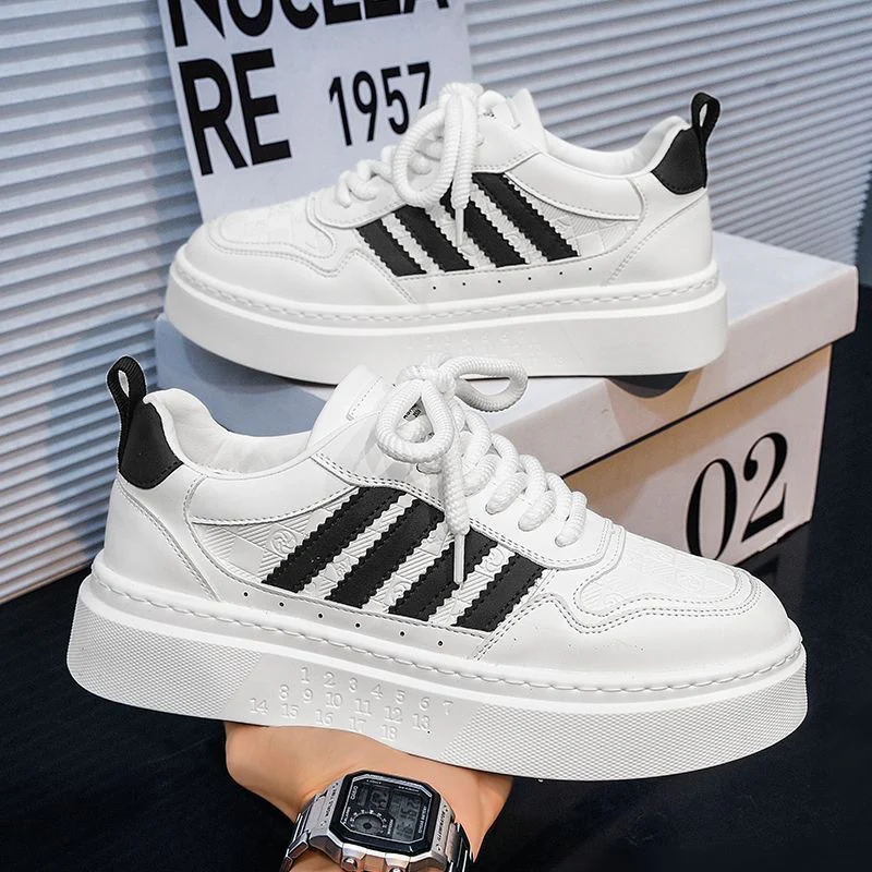 Damen Sportliche Plateau Sneakers mit modischem Obermaterial und ergonomischer Sohle Heidi Mode - Image 11