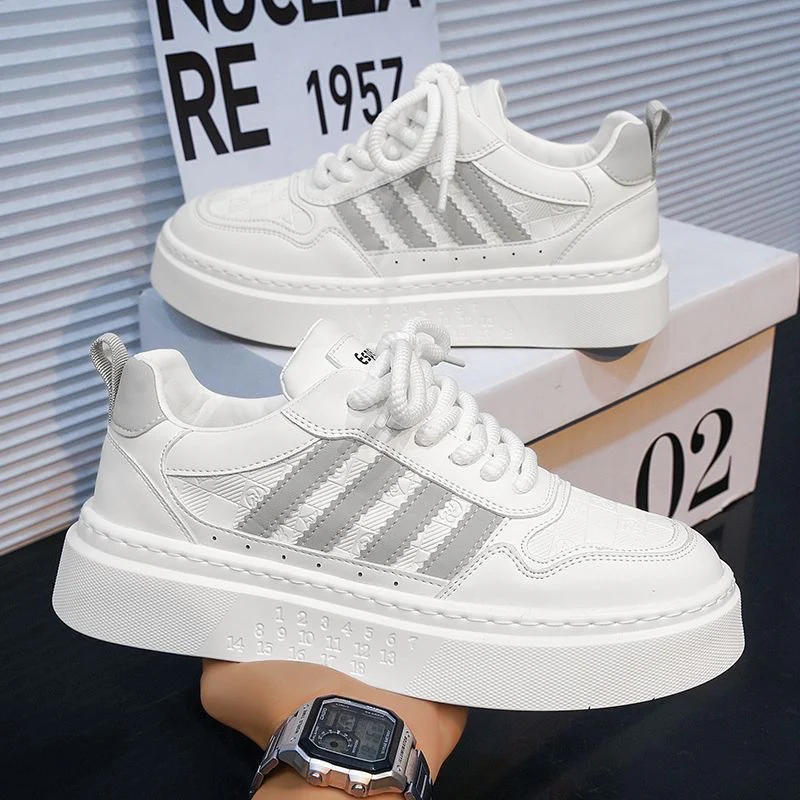 Damen Sportliche Plateau Sneakers mit modischem Obermaterial und ergonomischer Sohle Heidi Mode - Image 5
