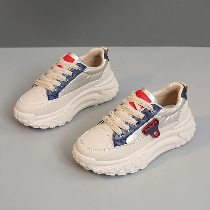 Damen Sportliche Plateau Sneakers mit rutschfester Laufsohle und atmungsaktivem Obermaterial Heidi Mode - Image 7