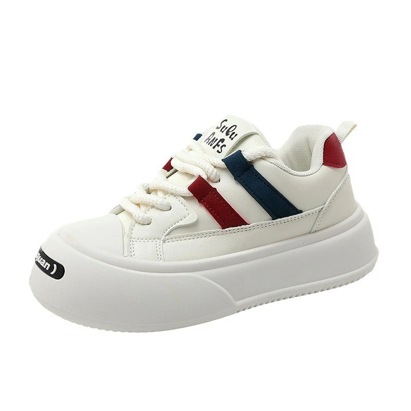 Damen Sportliche Plateausneaker mit modischen Akzenten und atmungsaktiver Sohle Heidi Mode