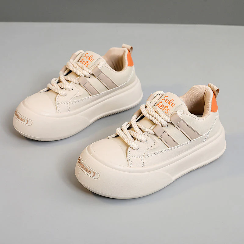 Damen Sportliche Plateausneaker mit modischen Akzenten und atmungsaktiver Sohle Heidi Mode - Image 7