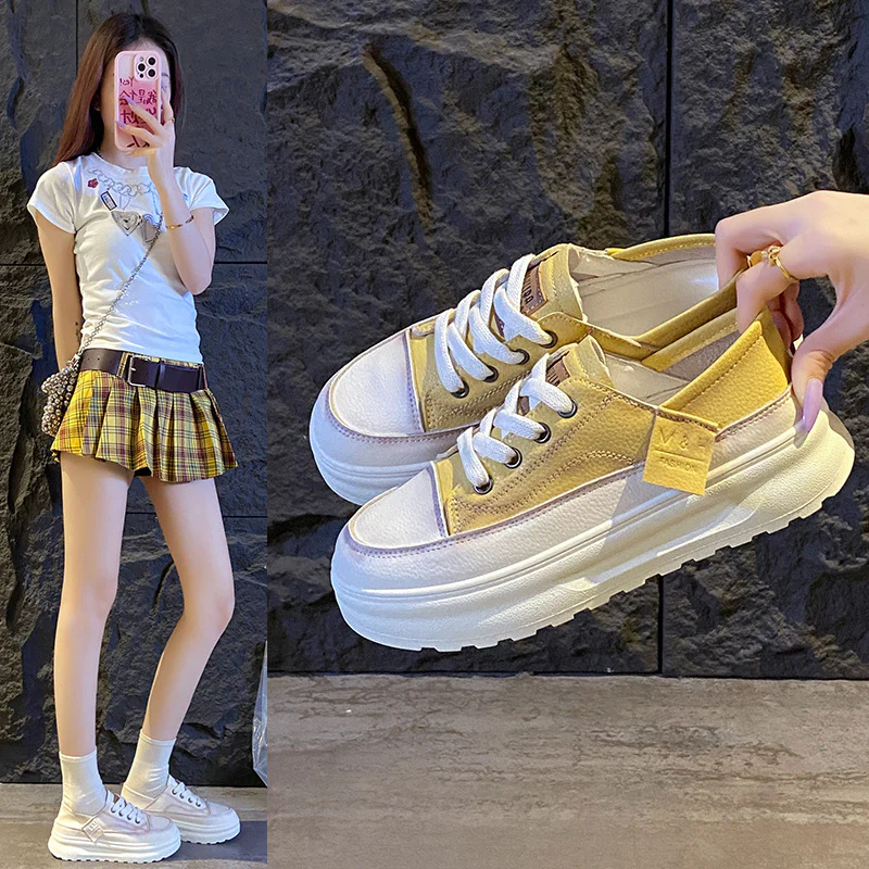 Damen Sportliche Retro Sneaker mit plattierter Sohle und atmungsaktivem Obermaterial Heidi Mode - Image 7