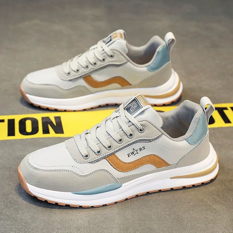 Damen sportliche Retro Sneakers mit atmungsaktiven Einsätzen und stoßdämpfender Sohle Heidi Mode - Image 4