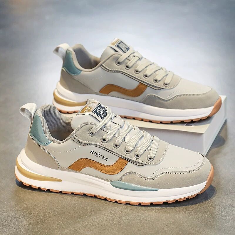 Damen sportliche Retro Sneakers mit atmungsaktiven Einsätzen und stoßdämpfender Sohle Heidi Mode - Image 7