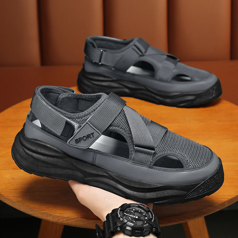 Damen Sportliche Sandalen mit stoßdämpfendem Sohlenprofil und atmungsaktiver Oberstruktur Heidi Mode - Image 2