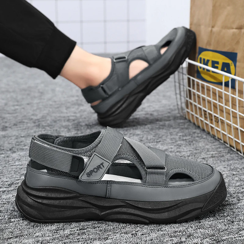 Damen Sportliche Sandalen mit stoßdämpfendem Sohlenprofil und atmungsaktiver Oberstruktur Heidi Mode - Image 4