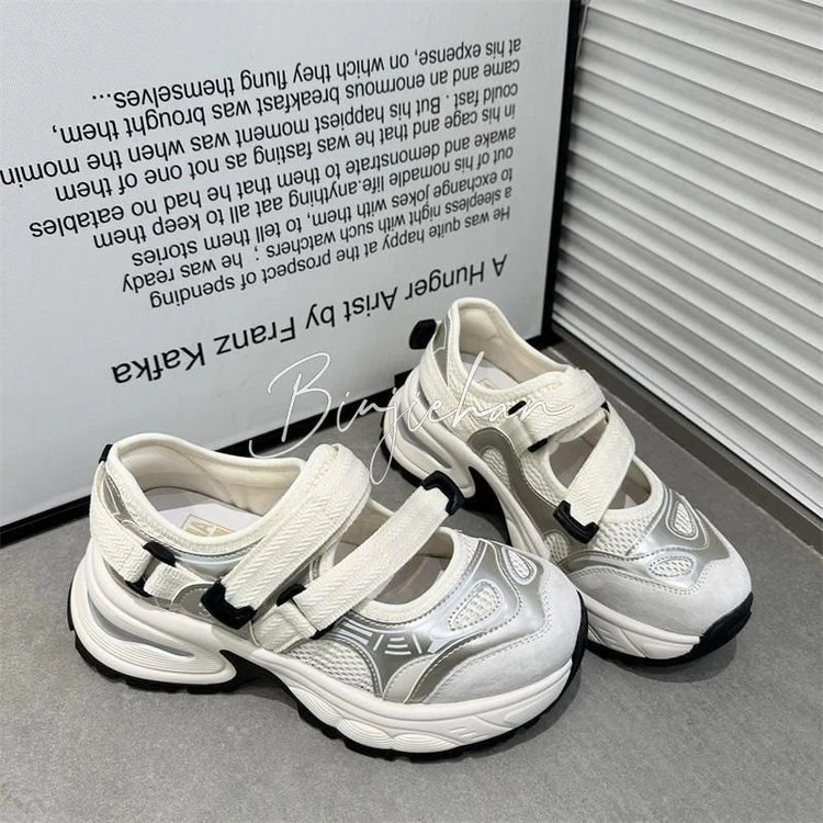 Damen Sportliche Sandalen mit verstellbaren Klettverschlüssen und dämpfender Sohle Heidi Mode - Image 3