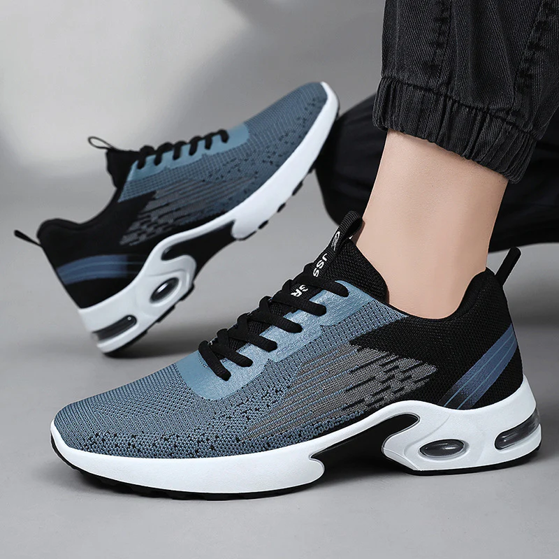 Damen Sportliche Schnür-Sneaker mit atmungsaktivem Mesh-Obermaterial und dämpfender Sohle Heidi Mode - Image 3
