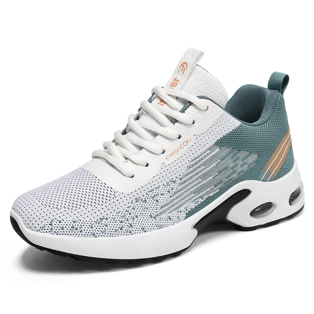 Damen Sportliche Schnür-Sneaker mit atmungsaktivem Mesh-Obermaterial und dämpfender Sohle Heidi Mode - Image 5