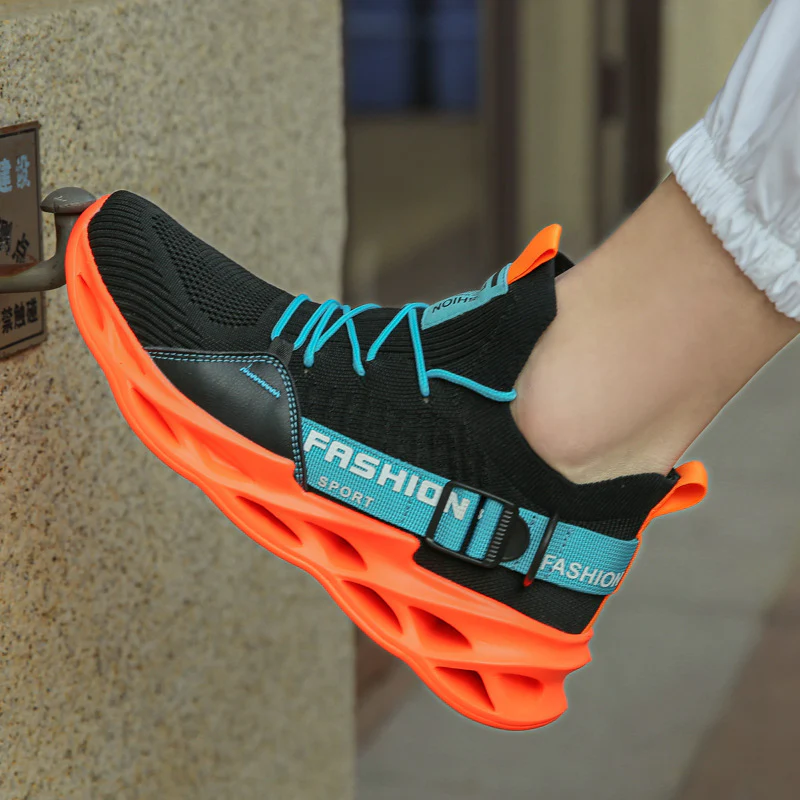 Damen Sportliche Schnür-Sneakers mit elastischem Obermaterial Heidi Mode - Image 3