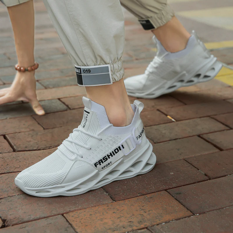 Damen Sportliche Schnür-Sneakers mit elastischem Obermaterial Heidi Mode - Image 4