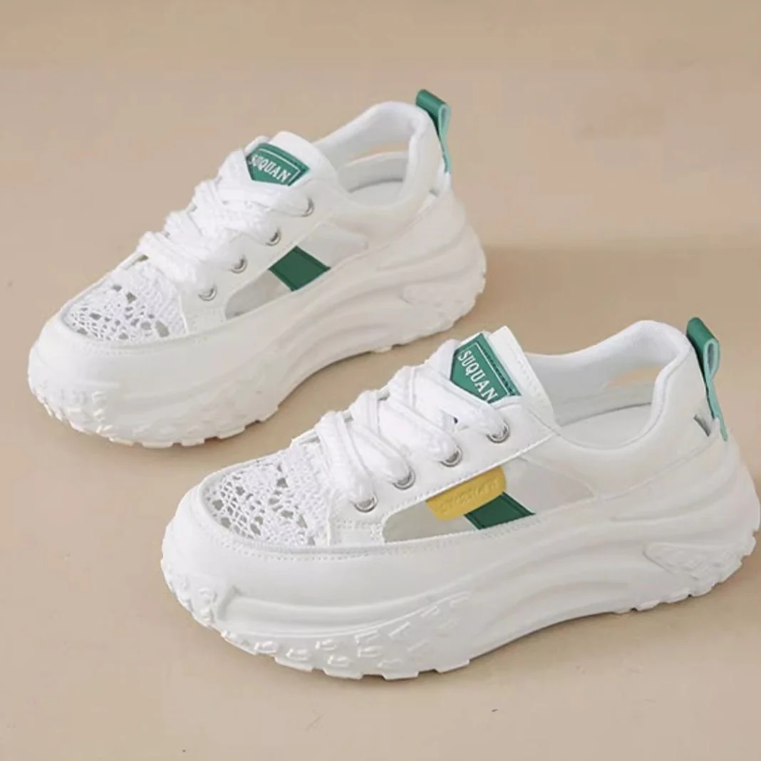 Damen Sportliche Schnürschuhe mit Luftzirkulation Heidi Mode - Image 2