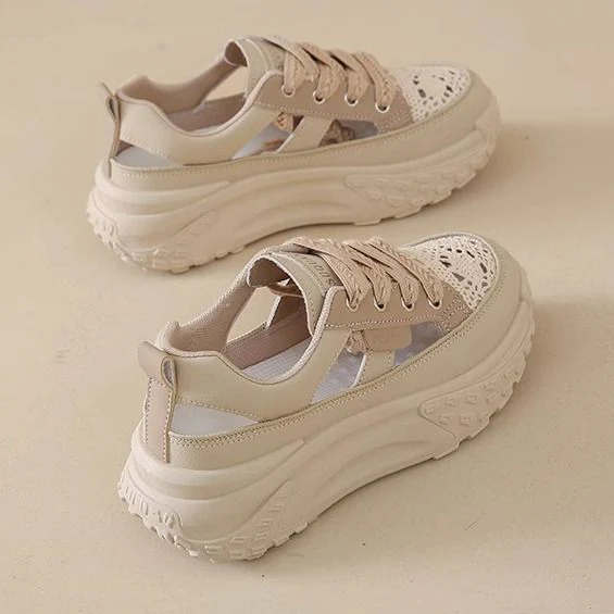Damen Sportliche Schnürschuhe mit Luftzirkulation Heidi Mode - Image 4