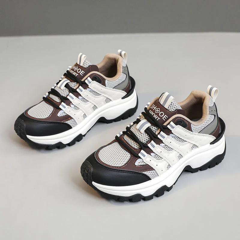 Damen Sportliche Schnürsneaker mit atmungsaktivem Obermaterial Heidi Mode - Image 6
