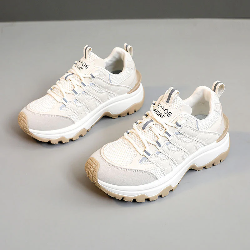 Damen Sportliche Schnürsneaker mit atmungsaktivem Obermaterial Heidi Mode - Image 7