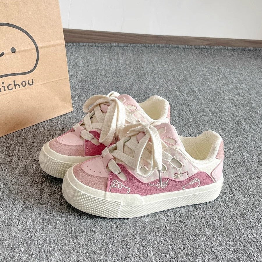 Damen Sportliche Schuhe mit verspielt designter Oberfläche und komfortabler Polsterung Heidi Mode