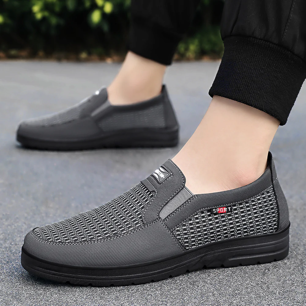 Damen Sportliche Slip-On Schuhe mit elastischem Mesh-Obermaterial und rutschfester Sohle Heidi Mode - Image 2