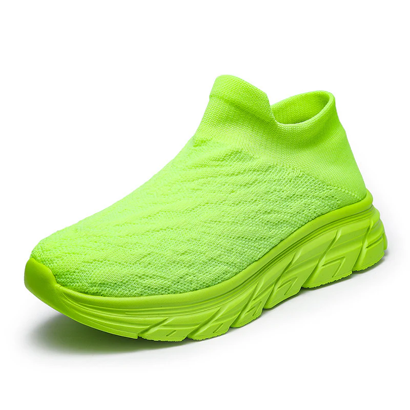 Damen Sportliche Slip-On Sneaker mit atmungsaktiver Strick-Oberfläche und dämpfender Laufsohle Heidi Mode - Image 7